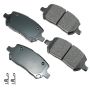 Akebono ACT956 Akebono ProACT Ultra Premium Ceramic Disc Brake Pad Kit