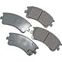 Akebono ACT957 Akebono ProACT Ultra Premium Ceramic Disc Brake Pad Kit