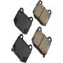 Akebono ACT961 Akebono ProACT Ultra Premium Ceramic Disc Brake Pad Kit