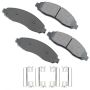 Akebono ACT962 Akebono ProACT Ultra Premium Ceramic Disc Brake Pad Kit