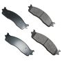 Akebono ACT965 Akebono ProACT Ultra Premium Ceramic Disc Brake Pad Kit