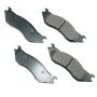 Akebono ACT966 Akebono ProACT Ultra Premium Ceramic Disc Brake Pad Kit