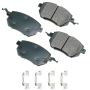 Akebono ACT969A Akebono ProACT Ultra Premium Ceramic Disc Brake Pad Kit