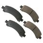 Akebono ACT974A Akebono ProACT Ultra Premium Ceramic Disc Brake Pad Kit