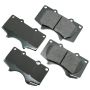 Akebono ACT976 Akebono ProACT Ultra Premium Ceramic Disc Brake Pad Kit