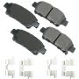 Akebono ACT995A Akebono ProACT Ultra Premium Ceramic Disc Brake Pad Kit