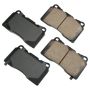 Akebono ASP1001 Akebono Performance Ultra Premium Ceramic Disc Brake Pad Kit