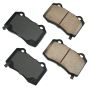 Akebono ASP1053 Akebono Performance Ultra Premium Ceramic Disc Brake Pad Kit