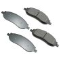Akebono ASP1068 Akebono Performance Ultra Premium Ceramic Disc Brake Pad Kit