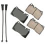 Akebono ASP1129 Akebono Performance Ultra Premium Ceramic Disc Brake Pad Kit