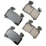 Akebono ASP1474 Akebono Performance Ultra Premium Ceramic Disc Brake Pad Kit