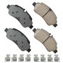 Akebono ASP1775 Akebono Performance Ultra Premium Ceramic Disc Brake Pad Kit