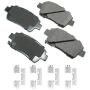 Akebono ASP822B Akebono Performance Ultra Premium Ceramic Disc Brake Pad Kit