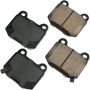 Akebono ASP961 Akebono Performance Ultra Premium Ceramic Disc Brake Pad Kit