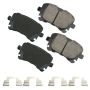 Akebono EUR1018B Akebono EURO Ultra Premium Ceramic Disc Brake Pad Kit