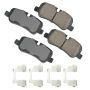 Akebono EUR1099A Akebono EURO Ultra Premium Ceramic Disc Brake Pad Kit