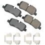 Akebono EUR1099B Akebono EURO Ultra Premium Ceramic Disc Brake Pad Kit