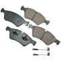 Akebono EUR1123 Akebono EURO Ultra Premium Ceramic Disc Brake Pad Kit