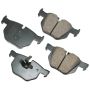 Akebono EUR1170 Akebono EURO Ultra Premium Ceramic Disc Brake Pad Kit