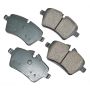 Akebono EUR1204 Akebono EURO Ultra Premium Ceramic Disc Brake Pad Kit