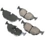 Akebono EUR1239 Akebono EURO Ultra Premium Ceramic Disc Brake Pad Kit