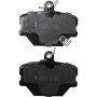 Akebono EUR1252 Akebono EURO Ultra Premium Ceramic Disc Brake Pad Kit