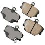 Akebono EUR1252 Akebono EURO Ultra Premium Ceramic Disc Brake Pad Kit
