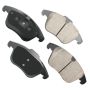 Akebono EUR1306 Akebono EURO Ultra Premium Ceramic Disc Brake Pad Kit