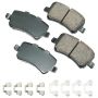 Akebono EUR1307A Akebono EURO Ultra Premium Ceramic Disc Brake Pad Kit