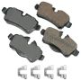 Akebono EUR1309A Akebono EURO Ultra Premium Ceramic Disc Brake Pad Kit