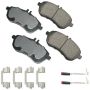 Akebono EUR1340A Akebono EURO Ultra Premium Ceramic Disc Brake Pad Kit