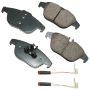 Akebono EUR1341 Akebono EURO Ultra Premium Ceramic Disc Brake Pad Kit