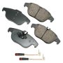 Akebono EUR1341A Akebono EURO Ultra Premium Ceramic Disc Brake Pad Kit