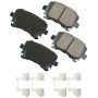 Akebono EUR1348B Akebono EURO Ultra Premium Ceramic Disc Brake Pad Kit