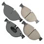 Akebono EUR1409 Akebono EURO Ultra Premium Ceramic Disc Brake Pad Kit