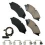 Akebono EUR1425 Akebono EURO Ultra Premium Ceramic Disc Brake Pad Kit