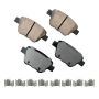 Akebono EUR1456 Akebono EURO Ultra Premium Ceramic Disc Brake Pad Kit