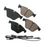 Akebono EUR1505 Akebono EURO Ultra Premium Ceramic Disc Brake Pad Kit