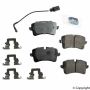 Akebono EUR1547 Akebono EURO Ultra Premium Ceramic Disc Brake Pad Kit
