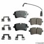 Akebono EUR1547A Akebono EURO Ultra Premium Ceramic Disc Brake Pad Kit