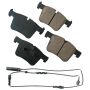 Akebono EUR1561 Akebono EURO Ultra Premium Ceramic Disc Brake Pad Kit