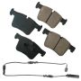 Akebono EUR1561A Akebono EURO Ultra Premium Ceramic Disc Brake Pad Kit