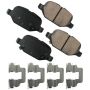 Akebono EUR1569 Akebono EURO Ultra Premium Ceramic Disc Brake Pad Kit