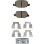 Akebono EUR1569 Akebono EURO Ultra Premium Ceramic Disc Brake Pad Kit