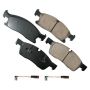 Akebono EUR1629 Akebono EURO Ultra Premium Ceramic Disc Brake Pad Kit