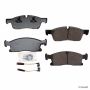 Akebono EUR1629 Akebono EURO Ultra Premium Ceramic Disc Brake Pad Kit