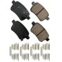 Akebono EUR1722 Akebono EURO Ultra Premium Ceramic Disc Brake Pad Kit