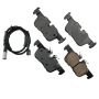 Akebono EUR1762 Akebono EURO Ultra Premium Ceramic Disc Brake Pad Kit