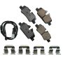 Akebono EUR1800 Akebono EURO Ultra Premium Ceramic Disc Brake Pad Kit