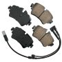 Akebono EUR1801 Akebono EURO Ultra Premium Ceramic Disc Brake Pad Kit
